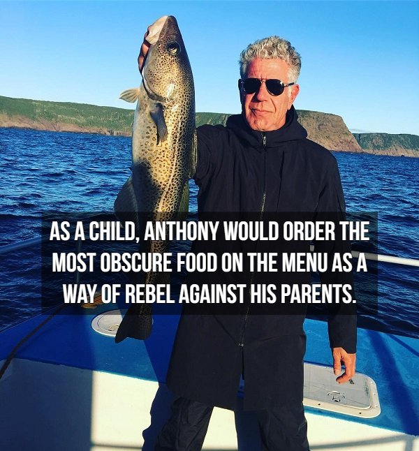 bourdain fish - As A Child, Anthony Would Order The Most Obscure Food On The Menu As A Way Of Rebel Against His Parents.