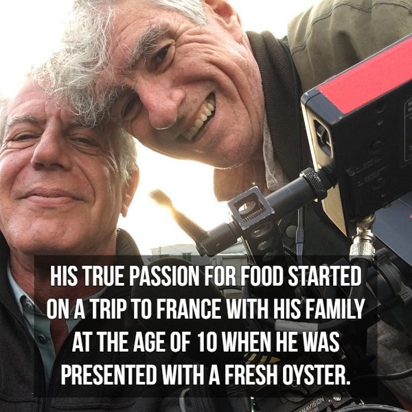 photo caption - His True Passion For Food Started On A Trip To France With His Family At The Age Of 10 When He Was Presented With A Fresh Oyster.