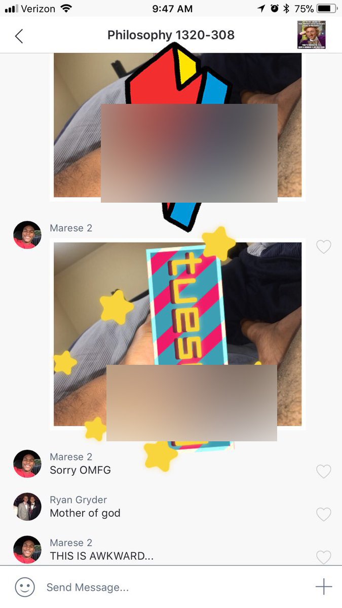 Woe is the Dude Who Sends Dick Pics to His Entire Class