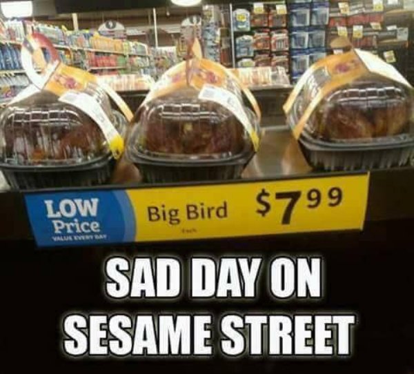 sad day on sesame street - Big Bird $799 Price Valuta Love Sad Day On Sesame Street