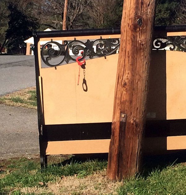 “So My Neighbors Put A Headboard Out For The Trash And Apparently Forgot Something.”