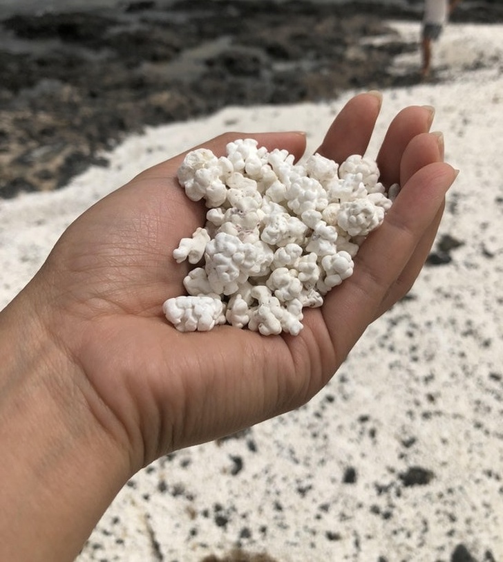 The rocks at Fuerteventura look like popcorn.