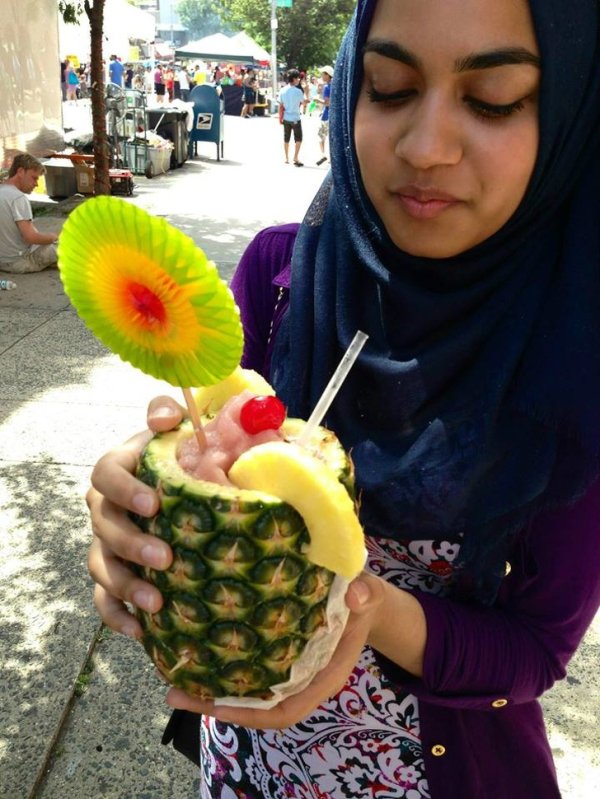 “A fruit vendor noticed I was feeling bad and decided to give me this.”