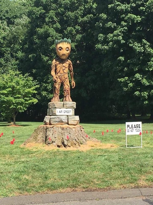 statue - I Am Groot Please Co Not Touch