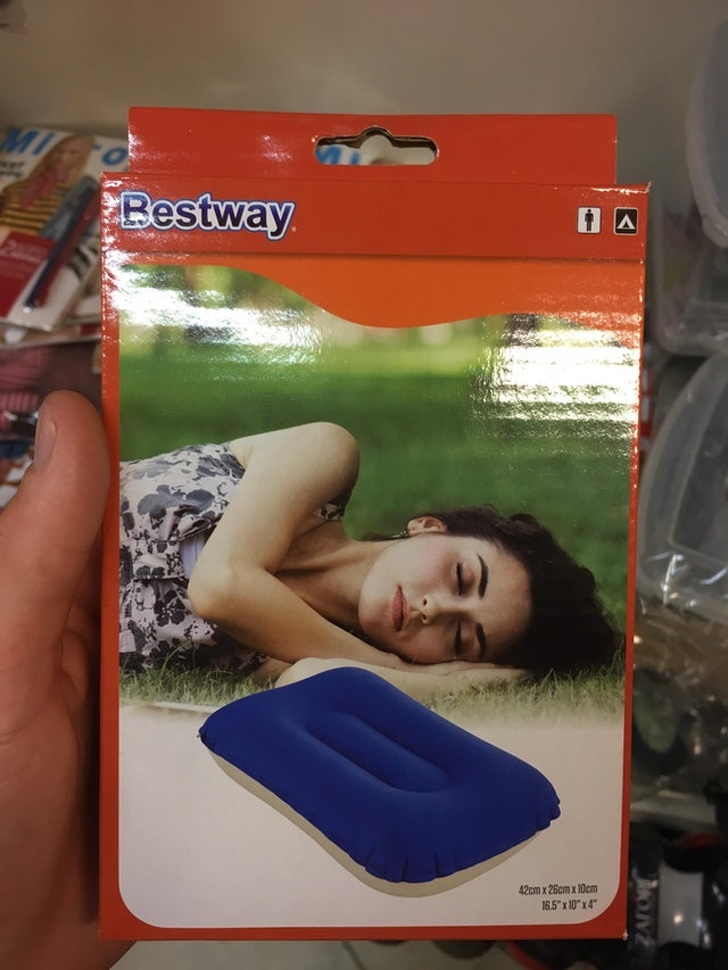 Shouldn't you show her resting while USING the product?