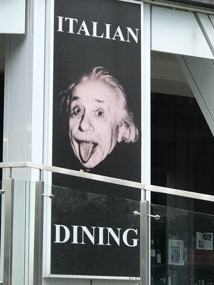 Ah yes, the famous Italian food guy, Albert Einstein. 