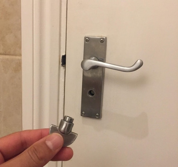 “I’m home alone and locked the bathroom door.”