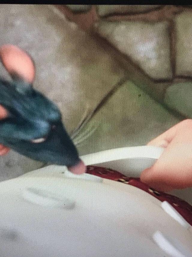 In “Ratatouille” Linguini has to hide Remy before his second  day of work. He offers to hide him in his pants, revealing his briefs  covered in The Incredibles logo.