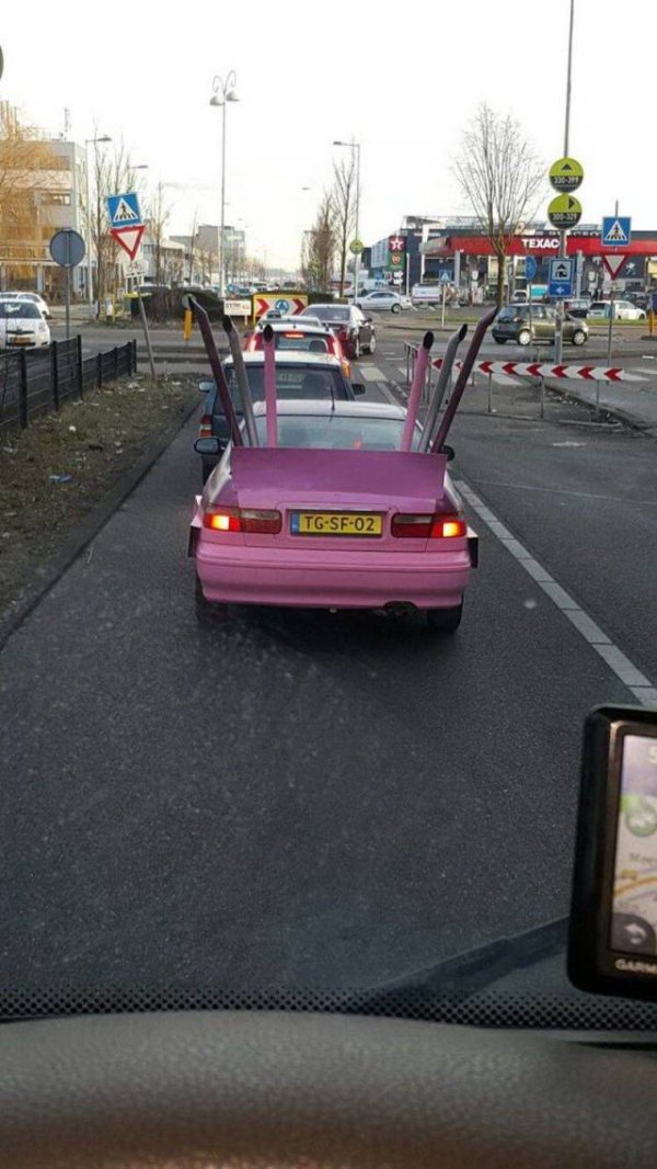 40 craziest cars spotted on the road