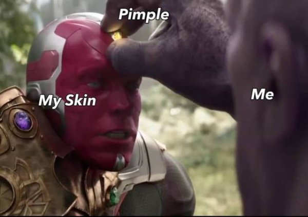 marvel movie scenes - Pimple Me My Skin