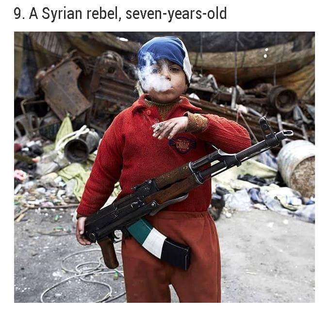 7 year old siberian rebel - 9. A Syrian rebel, sevenyearsold