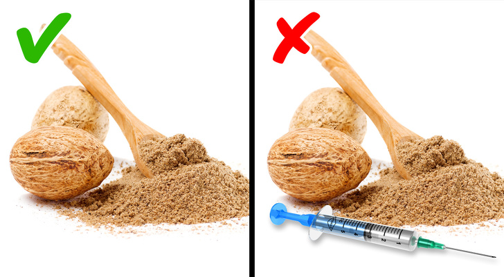 Nutmeg is extremely poisonous if injected intravenously.