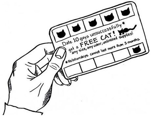 dating life - Date 10 guys unsuccessfully get a Free Cat! any size, any color, um limited supplies! Relationships cannot lost more than 3 months