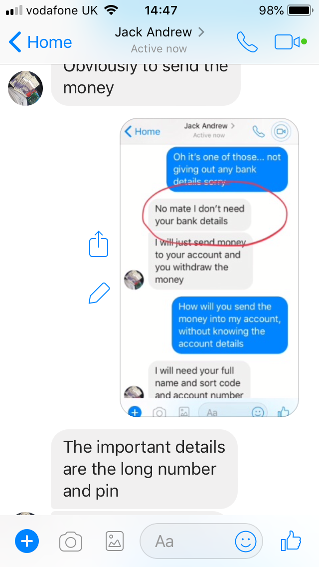 This guy takes a facebook scammer on one wild ride