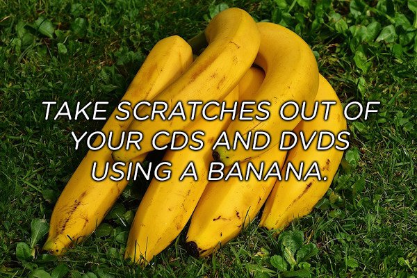 If you actually still use CD’s, they’re probably ancient and scratched up. Rub the scratches with a banana peel. Clean off the excess with windex. Finish by throwing that CD away and buying the MP3 instead.