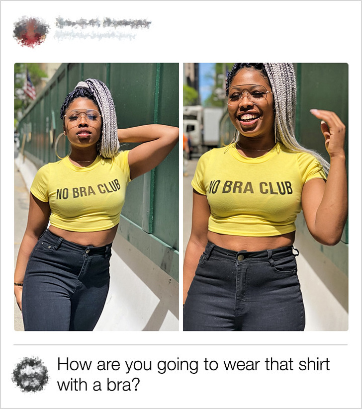 t shirt - Disch No Bra Club Vio Bra Club How are you going to wear that shirt with a bra?