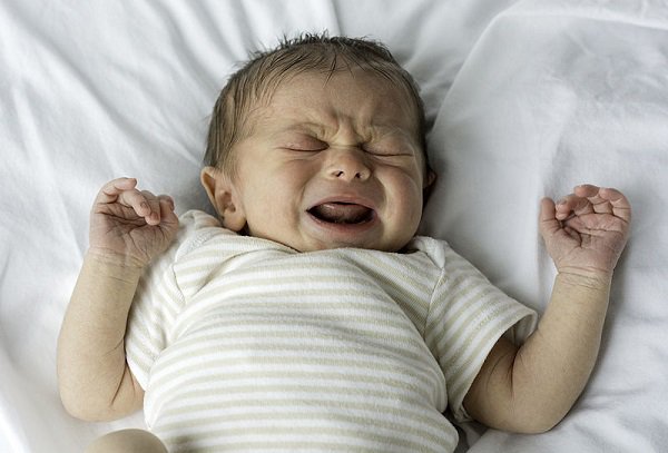 Vagitus: the cry of a newborn baby.