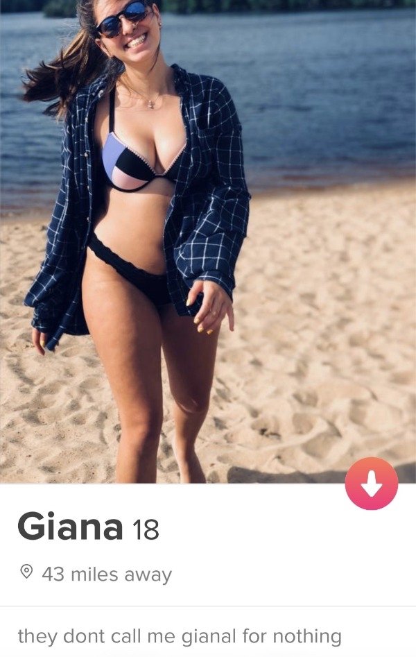 tinder - shameless tinder girls - Giana 18 43 miles away they dont call me gianal for nothing