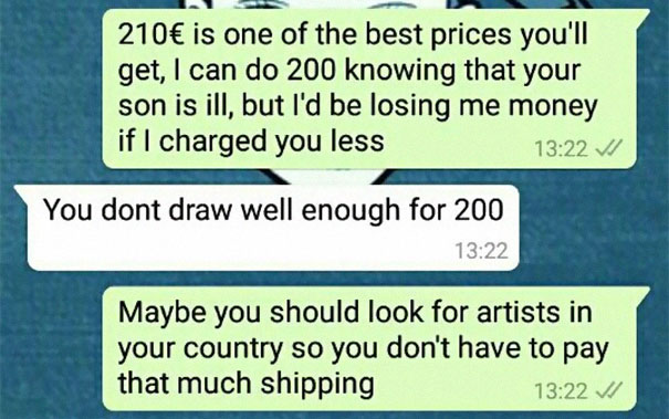 A**hole Client Bullied This Artist Will Make Your Blood Boil