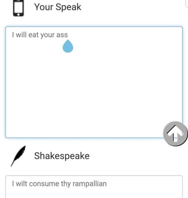 diagram - Your Speak I will eat your ass Shakespeake I wilt consume thy rampallian