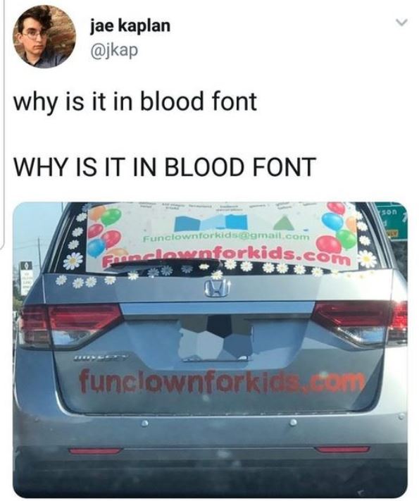 Blood is fun!