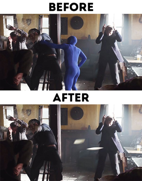 Before and After Photos That Show The Powers of Special Effects