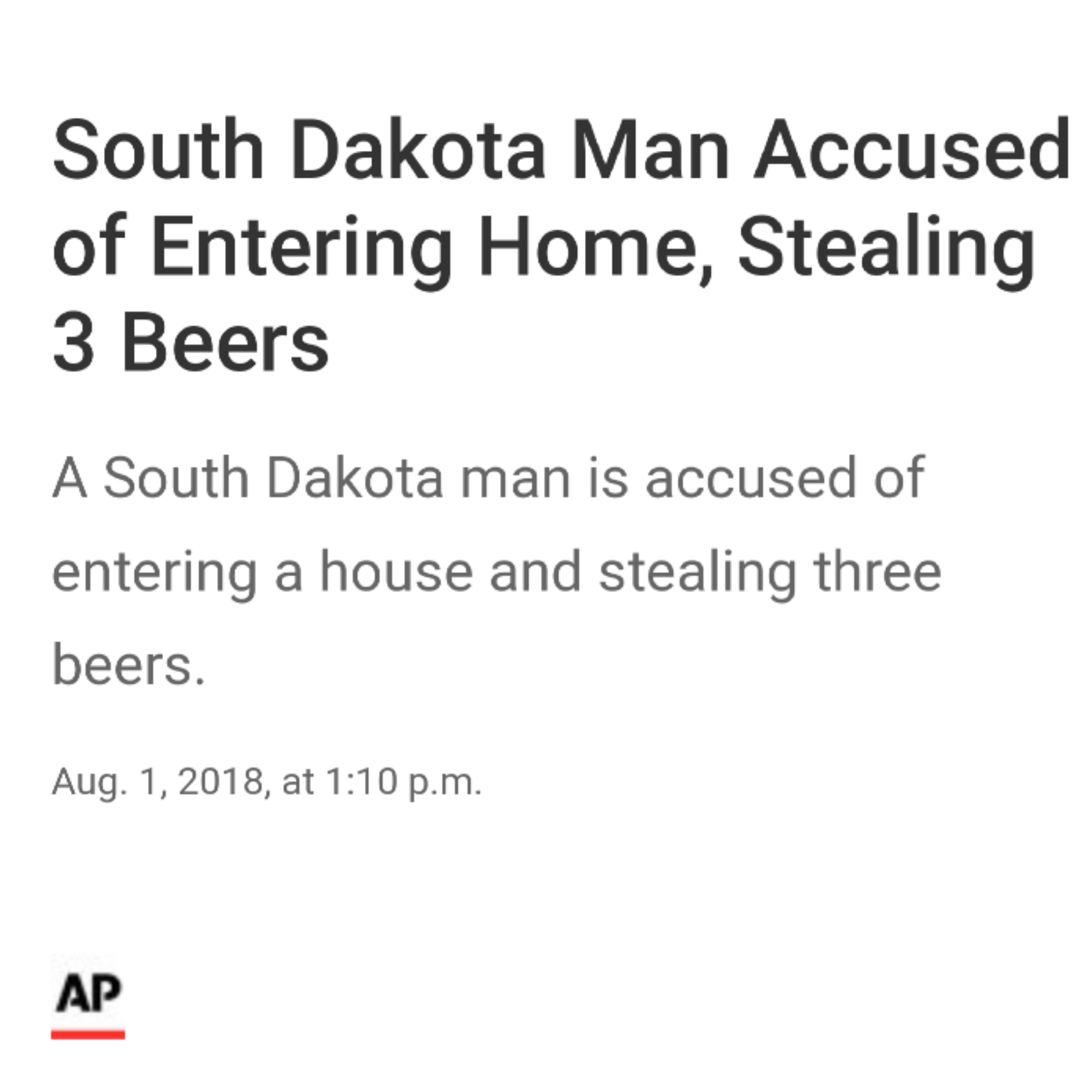 equivalent mole 2 reactants - South Dakota Man Accused of Entering Home, Stealing 3 Beers A South Dakota man is accused of entering a house and stealing three beers. Aug. 1, 2018, at p.m. Ap
