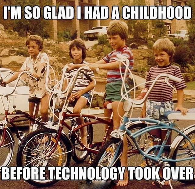 1970's kids bike - I'M So Glad I Hada Childhood Before Technology Took Over