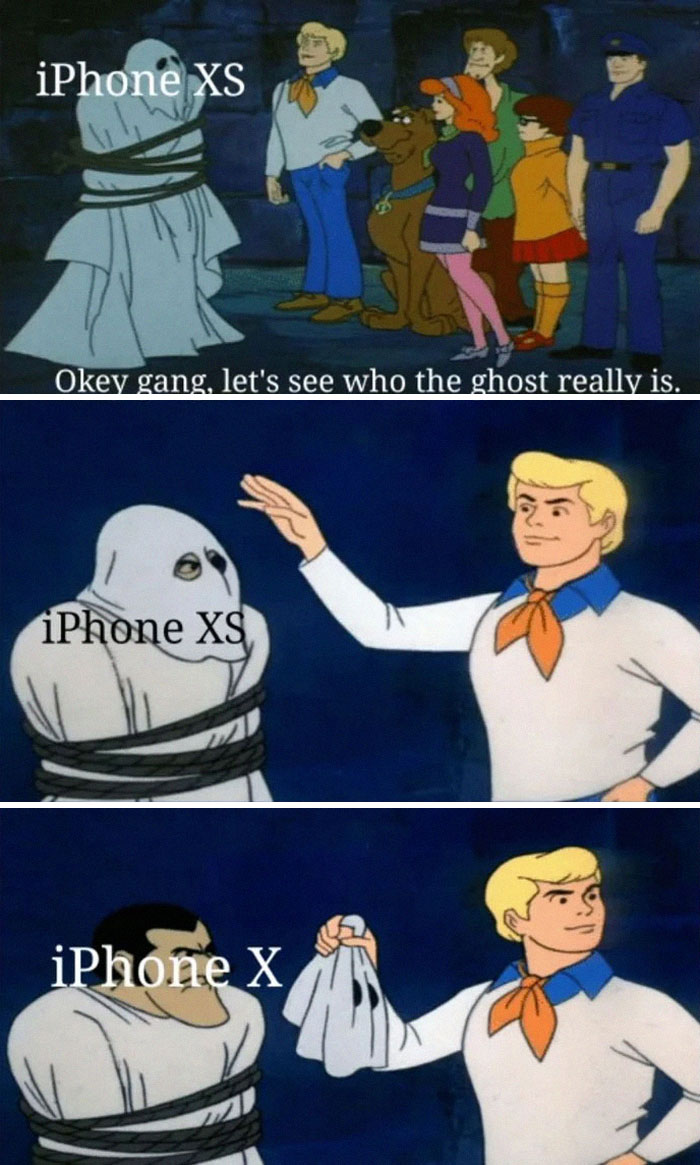 artificial intelligence meme if - iPhone Xs Okey gang, let's see who the ghost really is. iPhone Xs iPhone X