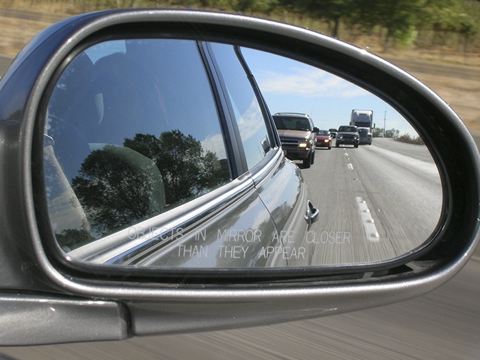 "If you think you're being followed turn right four times. Since you'll get to the same place they shouldn't be following you anymore. If they do, you might be in trouble. Since it's a common warning that you shouldn't go home when you think someone is following you, the smartest is to go to a police station."