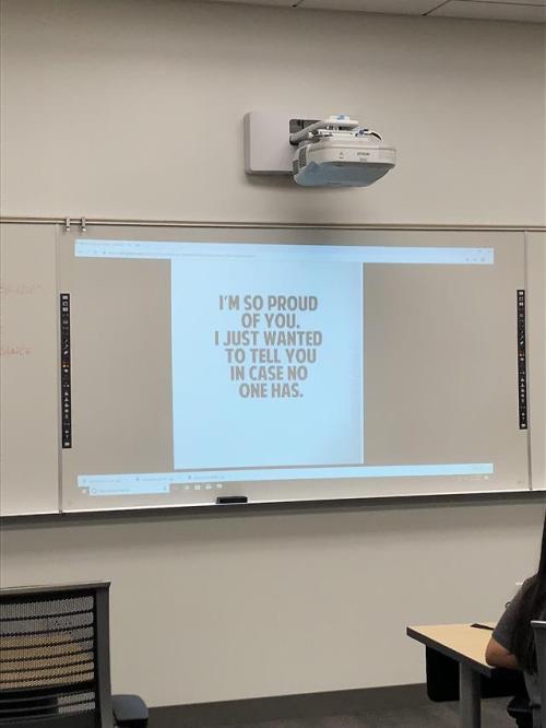 classroom - I'M So Proud Of You. I Just Wanted To Tell You In Case No One Has