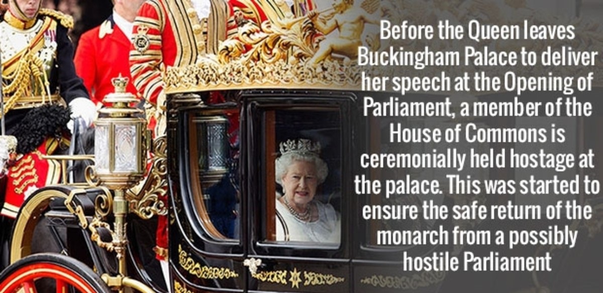 queen elizabeth vehicles - Before the Queen leaves Buckingham Palace to deliver her speech at the Opening of Parliament, a member of the House of Commons is ceremonially held hostage at the palace. This was started to ensure the safe return of the monarch