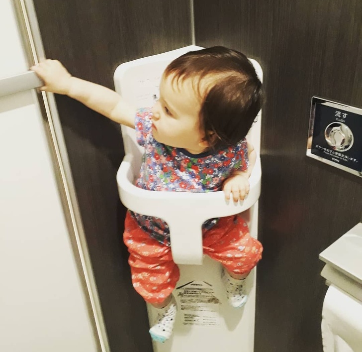 japanese toilet baby holder