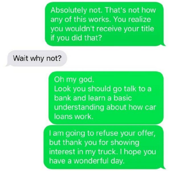 Guy Tries To Sell His Truck Online And Meets The Worst Buyer Ever