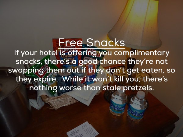 18 complimentary hotel items that you should stay away from