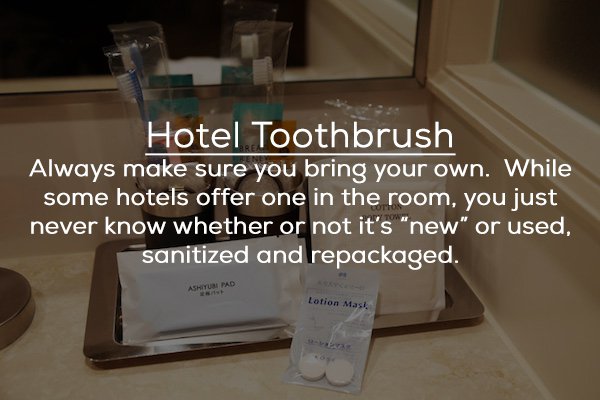 18 complimentary hotel items that you should stay away from