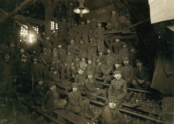 “Noon Hour In The Ewen Breaker, Pennsylvania Coal Co.

Location: South Pittston, Pennsylvania”