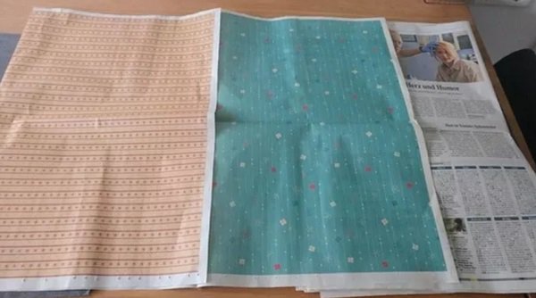 Newspapers that double as wrapping paper.