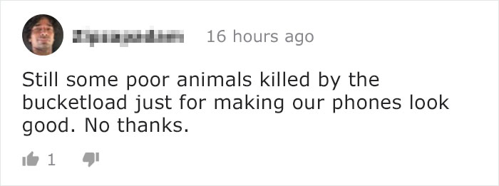 Pro-Vegan Idiot Attacks Leather iPhone Case Maker For Killing Animals 