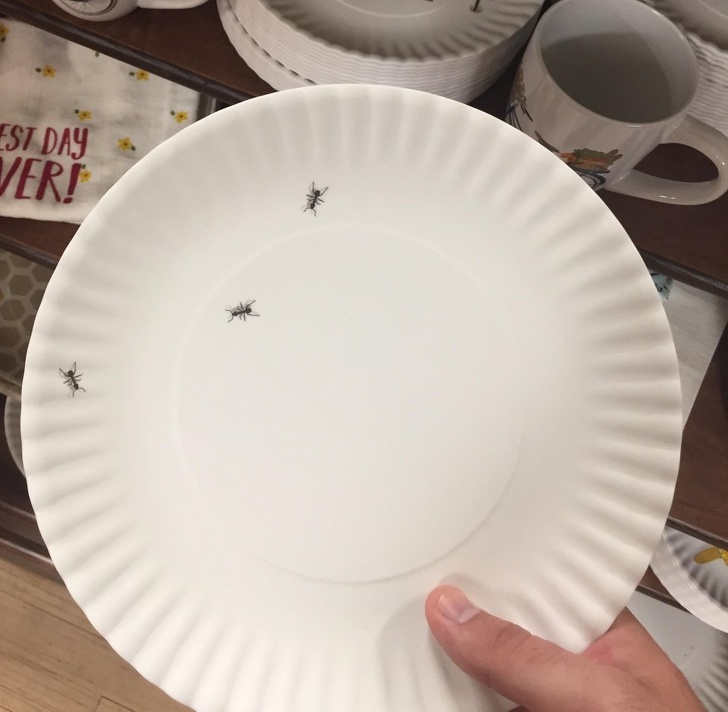 plate that looks like paper