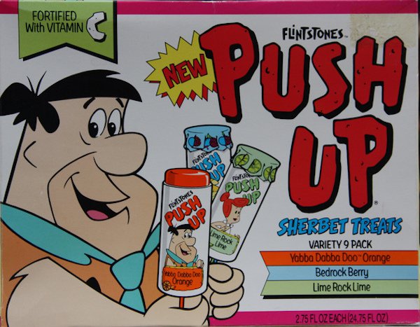 flintstone push up - Fortified With Vitamin Flintstones Push Femra Sherbet Treats Variety 9 Pack Yabba Dabba Doo Orange Bedrock Berry Lime Rock Lime to the 100 Orange 2.75 Floz Each24.75 Floz