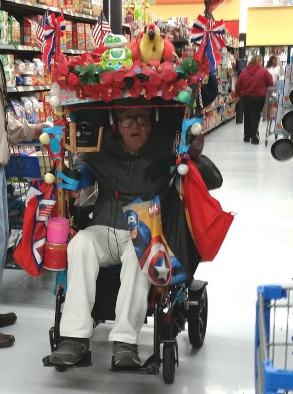 wheelchair shopping funny