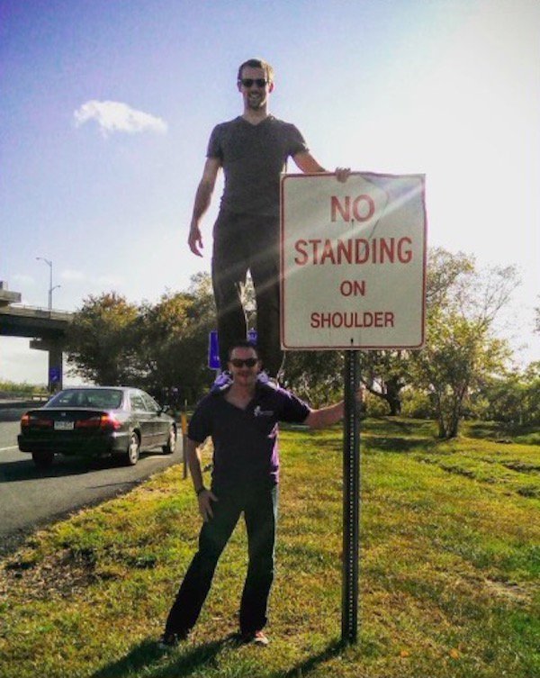 department of transportation funny - No Standing On Shoulder