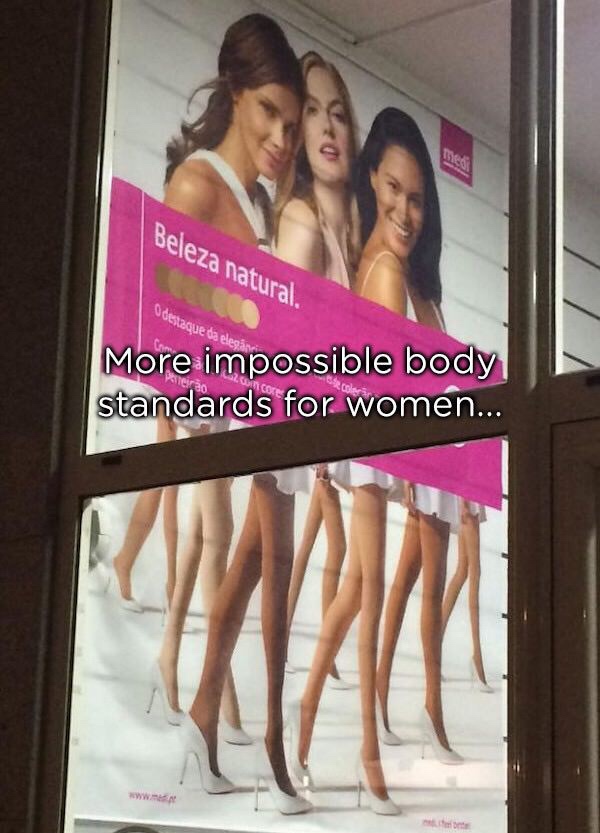Adobe Photoshop - Beleza natural Descue a elesa More impossible body standards for women...