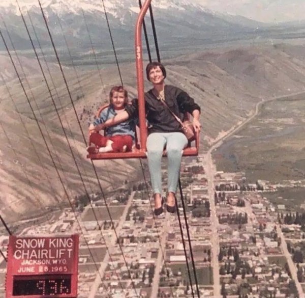 fearless safety standards 1960 - Snow King Chairlift Jackson Wyo June 28.1965