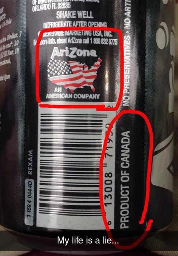 packaging fails - Ovulu Orlando A82885 Shake Well Refrigerate After Opening Este Marketing Usa, Inc. mert ble about Arzom cal 1 800 28776 Arizona Sex,18 No Preservatives No Arti An American Company 1 159 4 0444D Rexam 13008" 7195 Product Of Canada My life