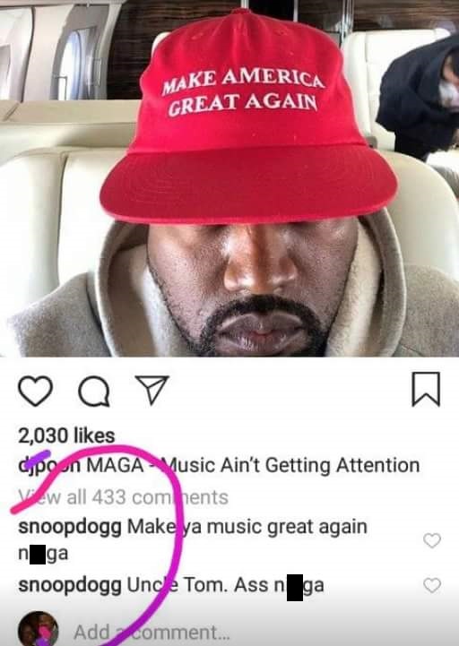 Snoop keeping it real as usual