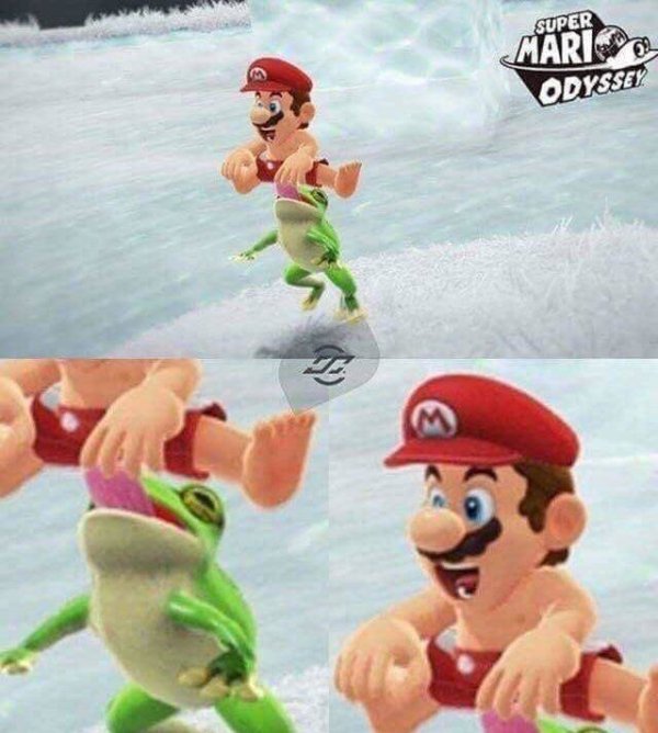 excuse me wtf memes - Super Mario Odyssey