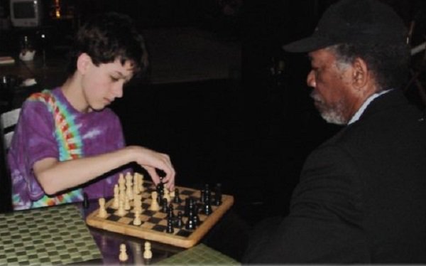 “When I was 11 I played chess with Morgan Freeman.”