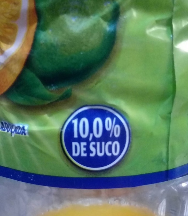 10.0% juice that reads as 100% at first glance